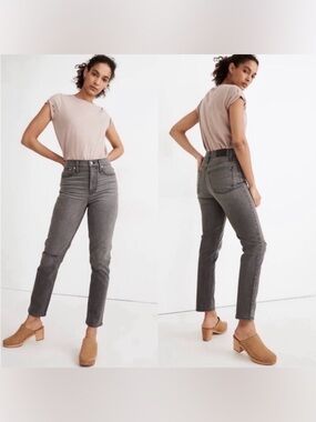 Madewell Jeans Classic Gray Women's The Perfect Vintage Size 27 T